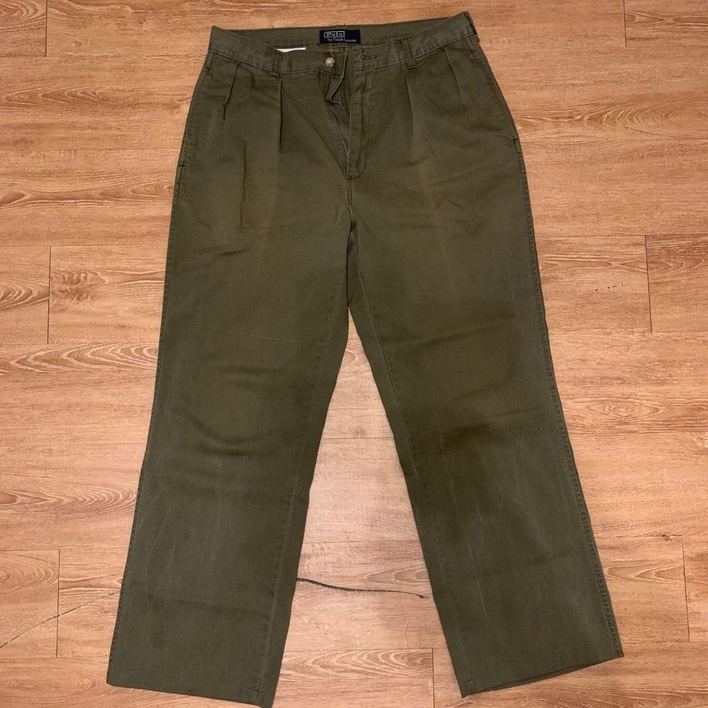 Vintage Olive Green Polo Ralph Lauren Pants Size 31